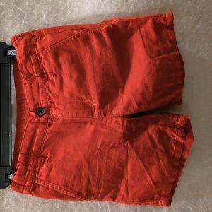 Janie and Jack Burnt Orange Linen Shirts size 5